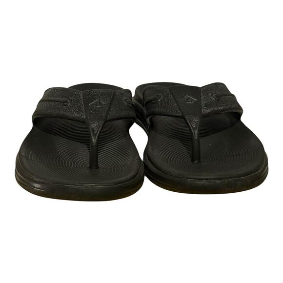 Sperry Black EVA Flip Flop Women's Size 8 Water Friendly Casual Comfort Sandals - Picture 2 of 8